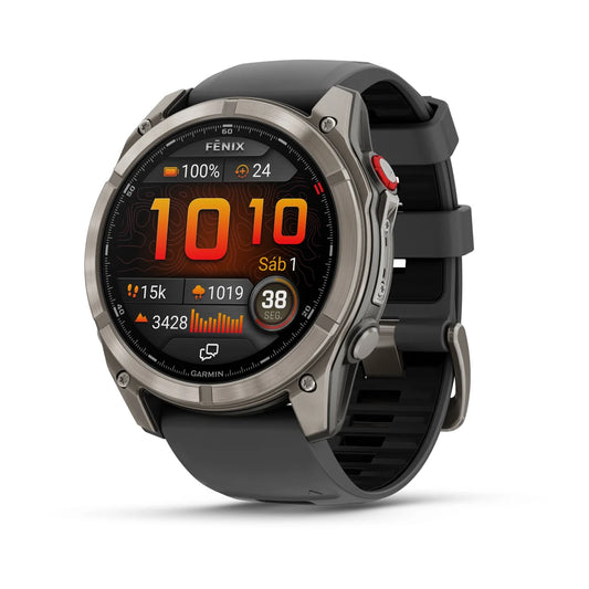 Garmin fēnix 8 Pro AMOLED Zafiro Titanio negro/gris