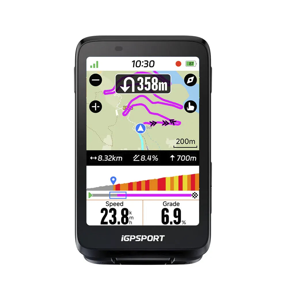 アクセサリー iGP SPORTS BiNAVi iGPSPORT BiNavi | GPS ciclismo 3,5″, 35 h, navegación avanzada
