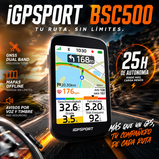 iGPSPORT BSC500: el GPS para ciclismo que sorprende desde la primera ruta