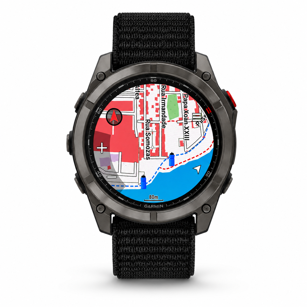 Mapa topográfico Bikespot en Garmin Fenix