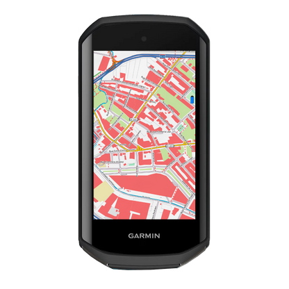 Mapa topográfico Bikespot en Garmin Edge 1050