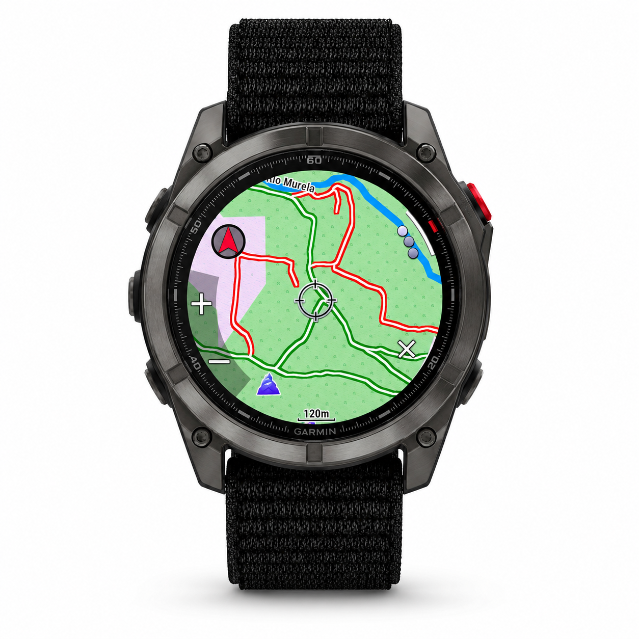 Mapa topográfico Bikespot en Garmin Fenix