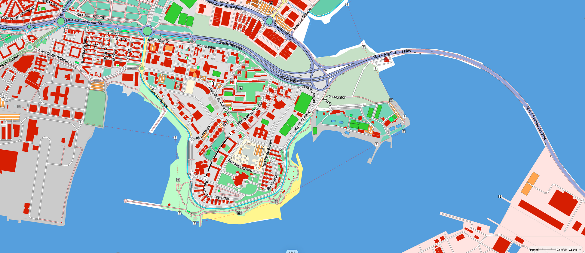 Detalle del Mapa Vectorial Bikespot para TwoNav