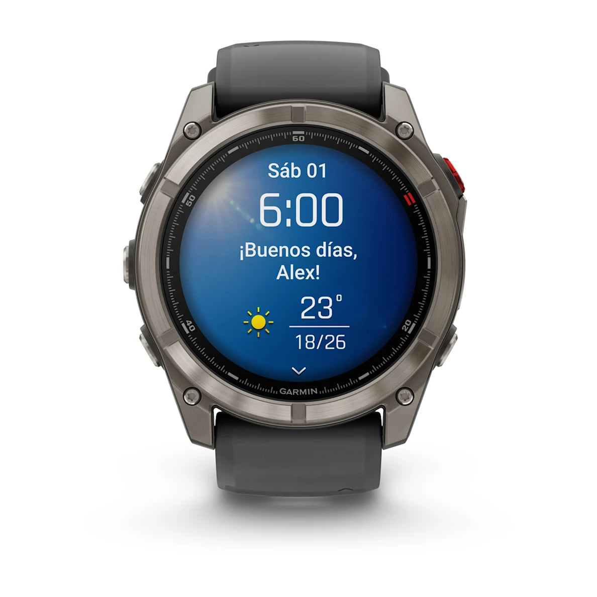 Garmin fēnix 8 Pro AMOLED Zafiro Titanio negro/gris