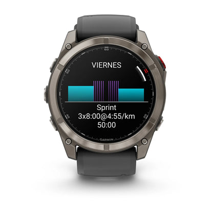 Garmin fēnix 8 Pro AMOLED Zafiro Titanio negro/gris