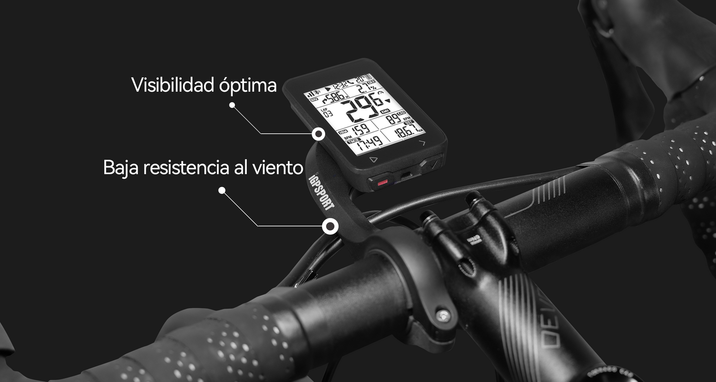 Soporte frontal para ciclocomputador iGPSPORT M80