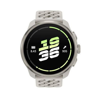 Suunto Race 3S Titanium Feather, vista frontal con esfera