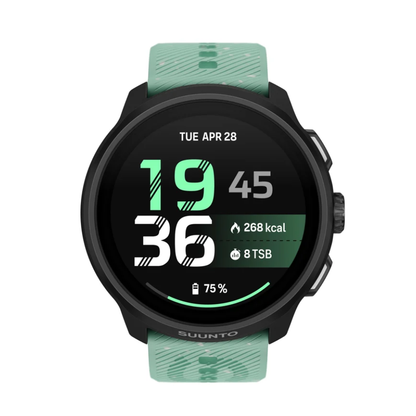 Suunto Run 2 Aloe Green - reloj GPS running vista frontal